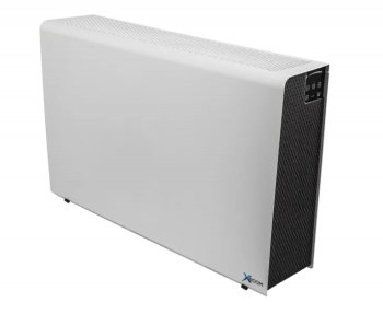 XROOM-100, Elektrický dohřev, Entalpický rekuperátor, Bez předehřevu, Čidlo CO2, bílá barva (RAL9003)