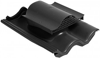 KTV ventilační prvek pro betonovou tašku, černá RAL 9005